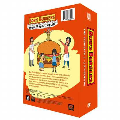 Bob's Burgers: The Complete Seasons 1-15 [DVD, 42-Discs]