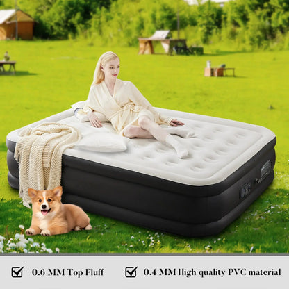 High Capacity Air Mattress with Quick Inflate Design