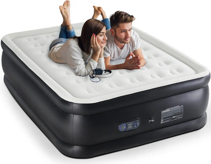 High Capacity Air Mattress with Quick Inflate Design