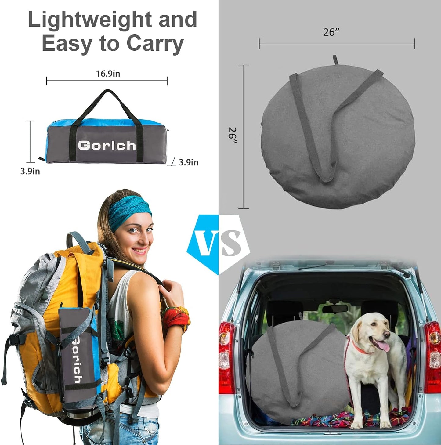 Portable UPF 50+ Beach Sun Shelter Canopy