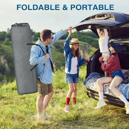 Comfortable Folding Camping Cot with Soft Mattress
