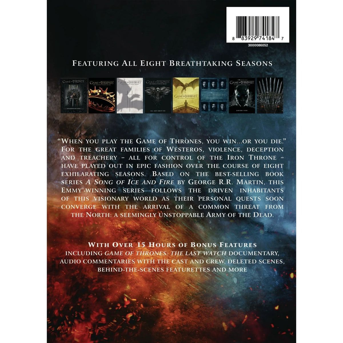 Game of Thrones: The Complete Seasons 1-8 [DVD, 38-Discs]
